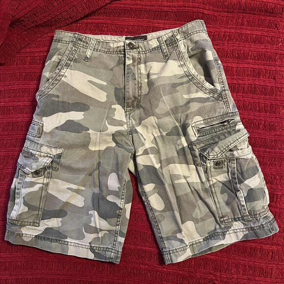 No Boundaries Cargo Shorts Camo Size 32 - Picture 1 of 6